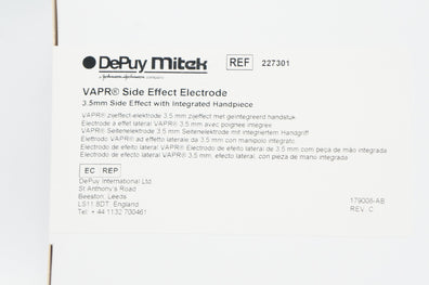 DePuy 227301 Vapr Side Effect Electrode 3.5mm with Integrated Handpiece (x)